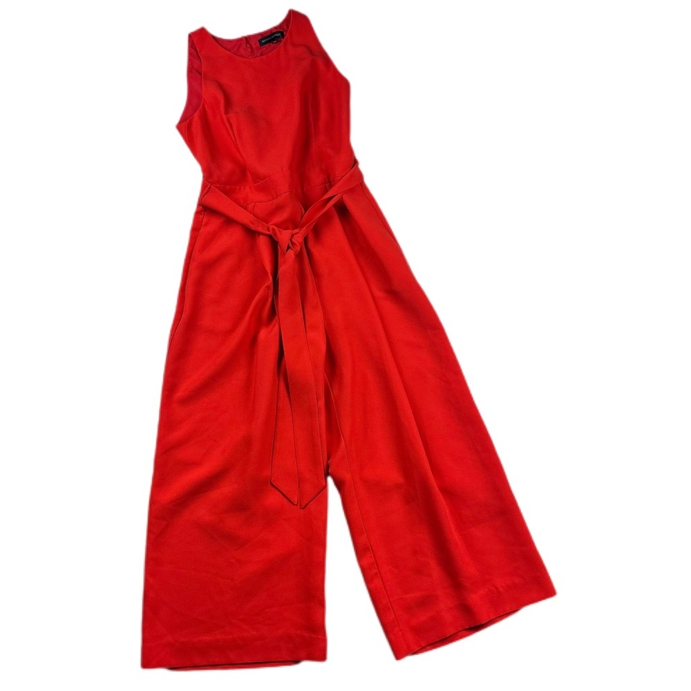 Banana Republic Coral Red Jumpsuit Size 4P